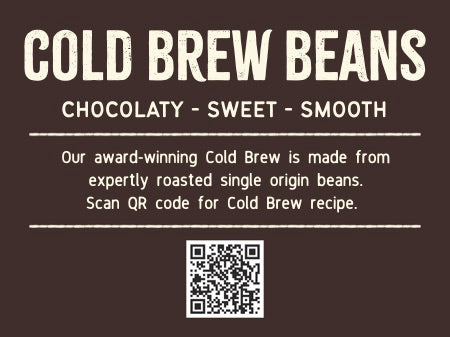 cold brew label