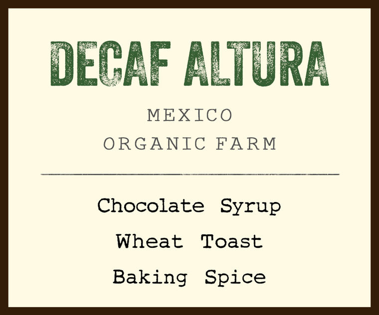 decaf web label