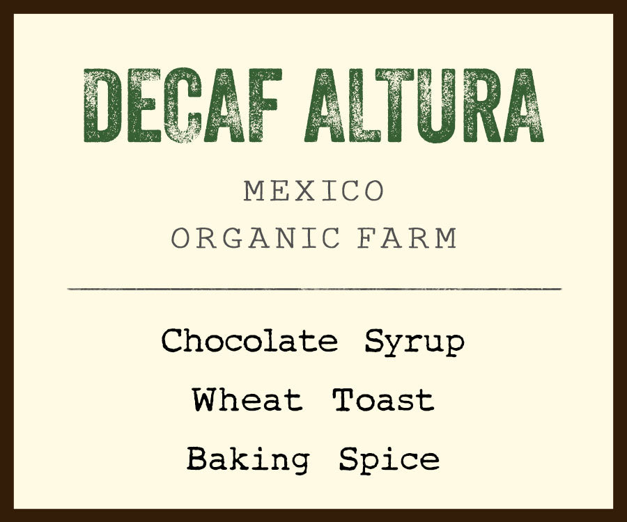 decaf web label