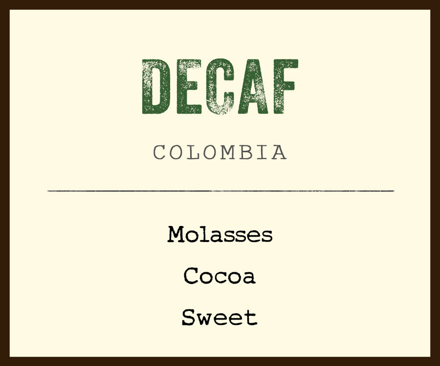 decaf colombia