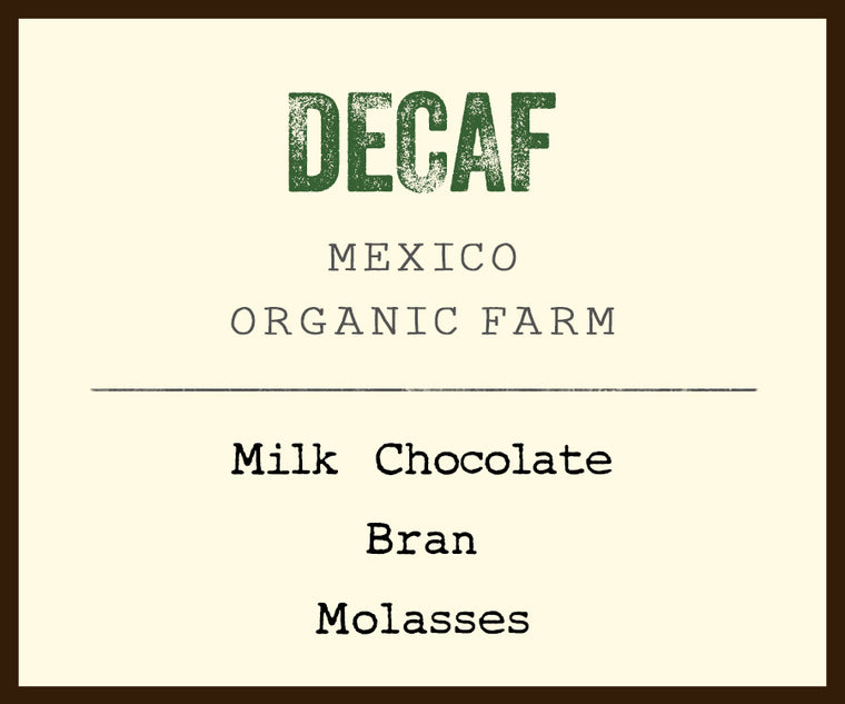 decaf mexico label