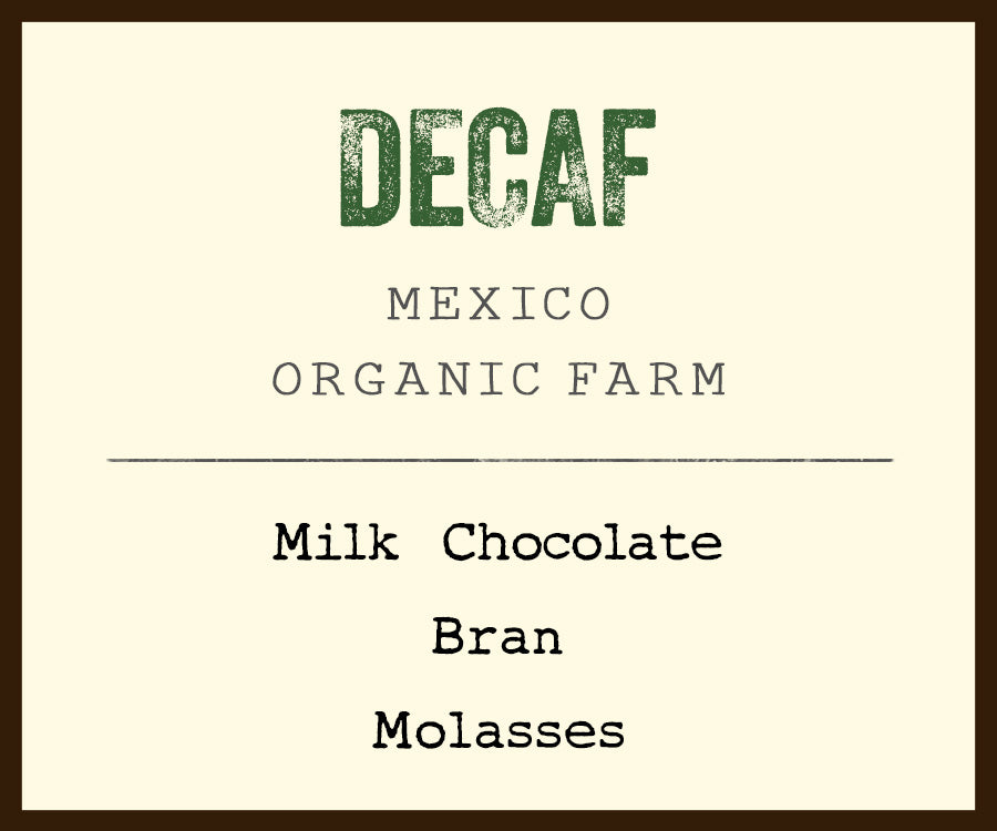 decaf mexico label