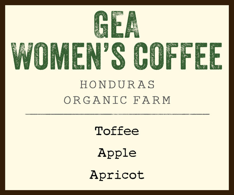 Gea Women's Coffee label