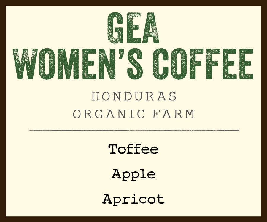 Gea Women's Coffee label