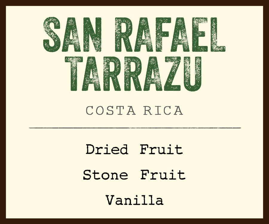 San Rafael Tarrazu label