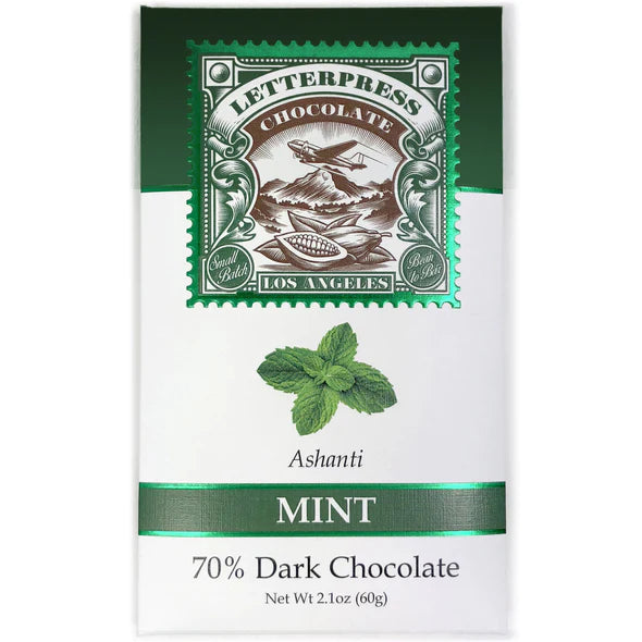 letterpress chocolate mint