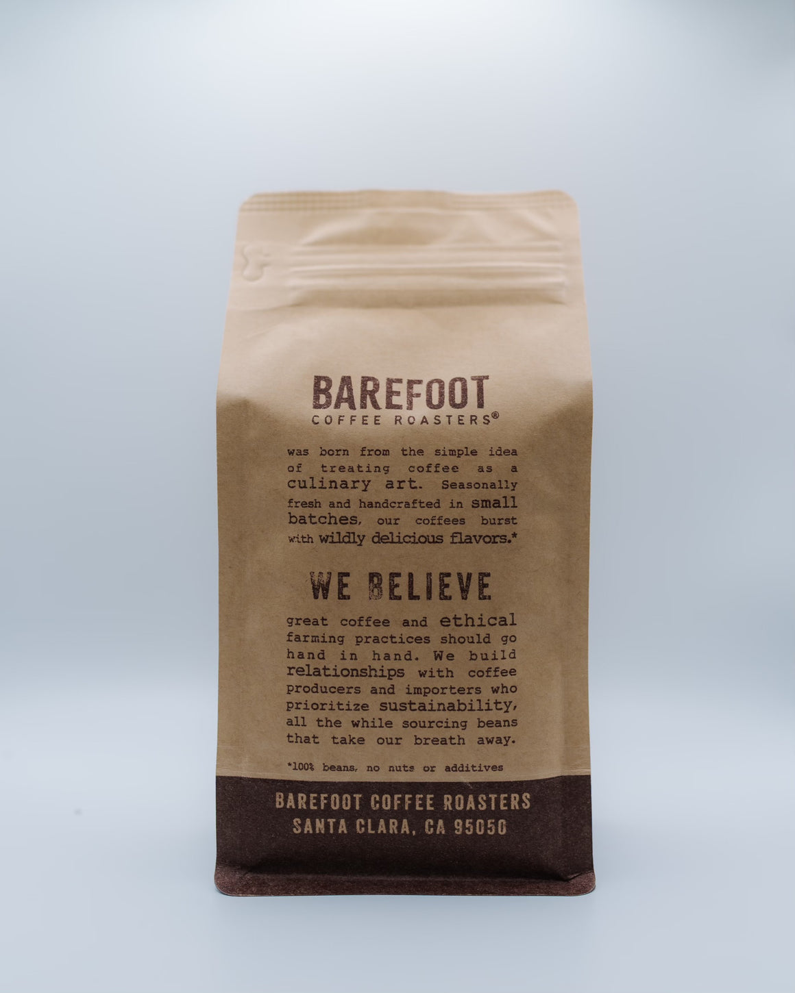 barefoot coffee bag