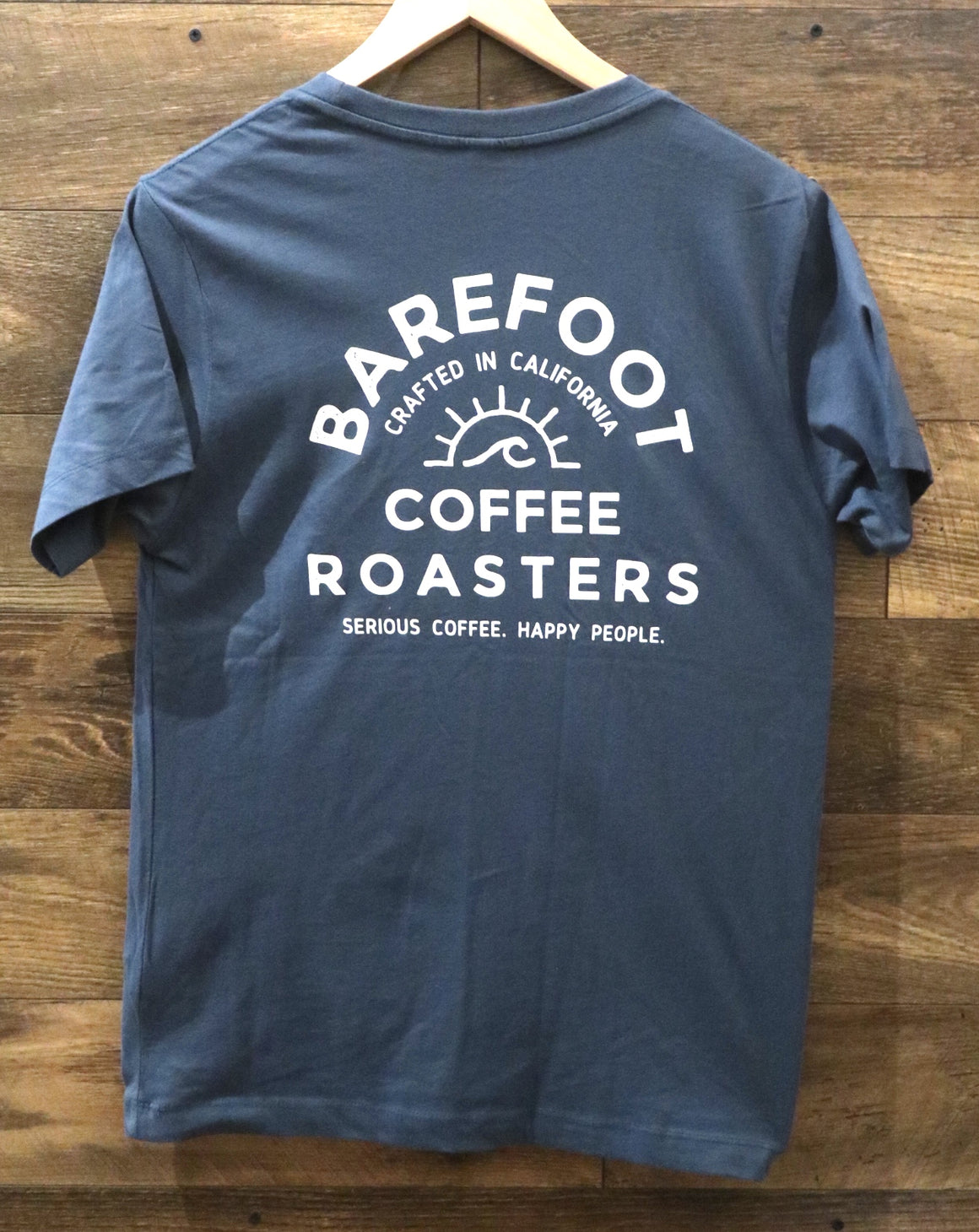 Barefoot tshirt blue